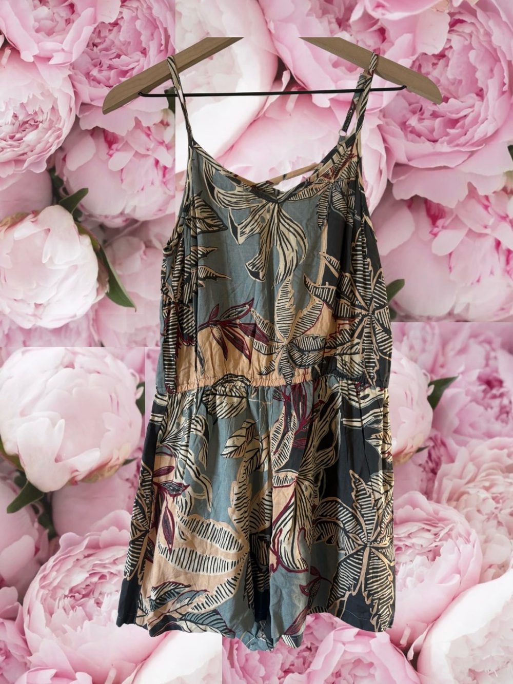 Angie NWT Printed Romper